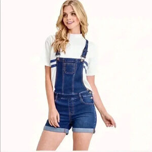 "Jessy" Push-Up Denim Shortall
